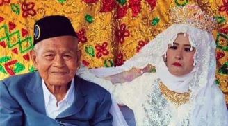 Chú rể 100 tuổi kết hôn với thiếu nữ đôi mươi, ngượng ngùng chia sẻ về đêm tân hôn
