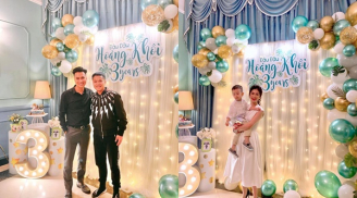 Việt Anh và vợ cũ Hương Trần hội ngộ trong dịp sinh nhật con trai