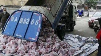Vũ Hán: Dùng xe chở rác để giao thịt lợn cho người dân ở vùng dịch