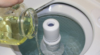 Mẹo khử mùi và làm sạch chất cặn bã vi khuẩn trong máy giặt, giúp quần áo luôn thơm mát
