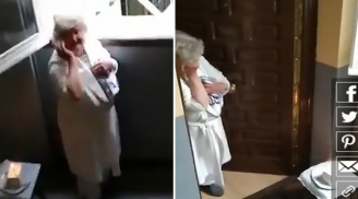 Giữa dịch Covid-19: Được hàng xóm đồng ca 'Happy Birthday', cụ bà 80 tuổi ở Tây Ban Nha xúc động rơi nước mắt