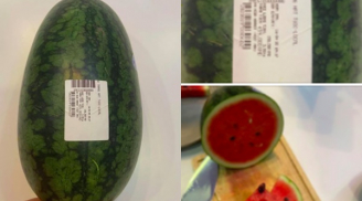 Cô gái 'than trời' mua quả dưa hấu ở siêu thị nửa triệu, dân mạng vừa nhìn đã phát hiện chi tiết khó ngờ
