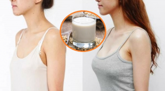 Uống sữa đậu nành kết hợp với 1 nguyên liệu 'bí mật', bạn sẽ thấy vòng 1 tăng kích thước rõ rệt