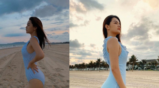 Phạm Quỳnh Anh đăng ảnh mặc bikini, tạo dáng gợi cảm