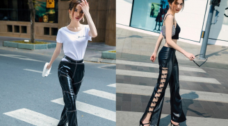 Style của Ngọc Trinh giờ đã ở một tầm mới, nhìn thì kín đáo nhưng thực ra hở bạo vô cùng