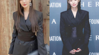 Lần đầu thấy Jennie (Black Pink) lép vé phong cách khi 'đụng hàng' với đàn chị Park Min Young