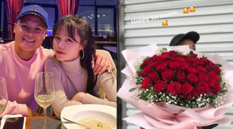 Quang Hải tặng hoa hồng 'khủng' cho Huỳnh Anh kỷ niệm 1 tháng công khai hẹn hò nhưng lại sai ngày