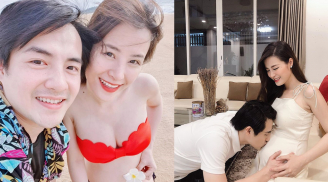 Đông Nhi đăng ảnh diện bikini gợi cảm khoe bụng bầu tháng thứ 5 gây sốt mạng xã hội