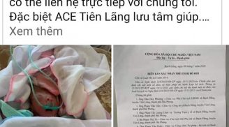 Một bé sơ sinh bị bỏ rơi tại cổng chùa