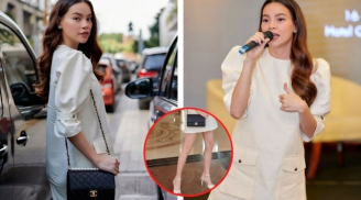 Bà bầu Hà Hồ bị chỉ trích vì “vô tư” đi giày cao gót lênh khênh ở tháng thứ 5 thai kỳ