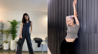 Sao Hàn tuần qua: Jennie mặc siêu chất, Rose khoe vòng eo con kiến với croptop