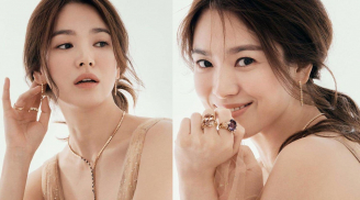 Tạm biệt lối mắt thâm xì môi đỏ đậm, Song Hye Kyo xinh đẹp ngút ngàn với phong cách trang điểm nhạt