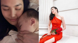 Sau khi sinh con, Lan Khuê vẫn khiến chị em trầm trồ vì mặt mộc đẹp như mơ