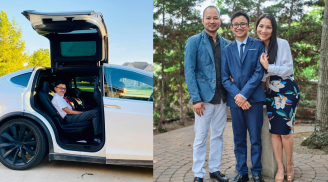 Con trai Hồng Ngọc đúng 'rich kid' thứ thiệt, ngày nhập học được bố mẹ đưa đón bằng siêu xe