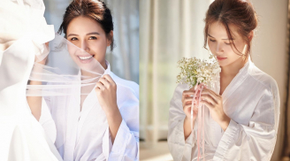 Phanh Lee tiết lộ khoảnh khắc hậu trường đám cưới, chưa diện váy cô dâu đã đẹp như nàng thơ