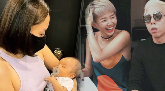Khoe ảnh bế con của Rhymastic, Tóc Tiên khiến fan thích thú khen 'ra dáng mẹ trẻ con lắm rồi đây'