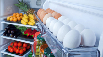 Đặt trứng ở cánh cửa tủ lạnh là sai lầm kinh điển khiến cho trứng nhanh hỏng, mất sạch chất dinh dưỡng