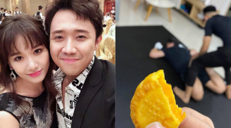 Hari Won khoe ảnh ăn bánh Trung thu nhưng khoảnh khắc Trấn Thành đang vật vã giảm cân mới gây chú ý
