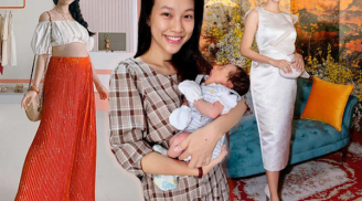 Không còn ăn diện lồng lộn như thời còn son, Hoàng Oanh ngày càng chuẩn style mẹ bỉm sữa