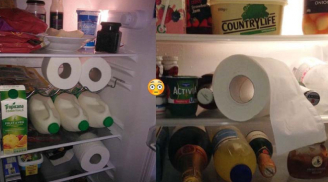 Đặt cuộn giấy vệ sinh vào tủ lạnh, tưởng chuyện đùa ai ngờ mang lại kết quả không tưởng