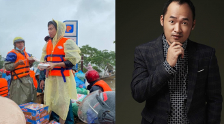 Tiến Luật lên tiếng trấn an ca sĩ Hồ Việt Trung khi bị chỉ trích quăng quà cứu trợ cho người dân