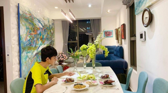 Mới 15 tuổi con trai diễn viên Huy Khánh đã cao 1m80, chế độ dinh dưỡng 'khủng', môn thể thao nào cũng 'sành'