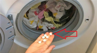Bỏ 3 viên thuốc giảm đau vào máy giặt, bạn sẽ nhận được kết quả bất ngờ