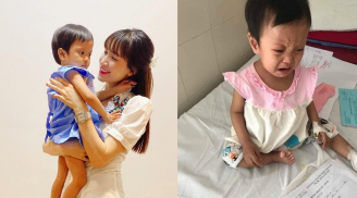 Hòa Minzy nhận cô bé bị xơ gan làm con nuôi, tiếp tục kêu gọi tiền chữa bệnh cho con