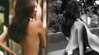 Pham Quỳnh Anh khiến cư dân mạng dậy sóng với loạt ảnh bán nude táo bạo chưa từng thấy