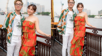 Khả Như khoe vai trần, hội ngộ Bùi Anh Tuấn trên du thuyền ngắm hoàng hôn cực chill