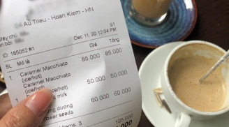 Nhâm nhi cafe tại khu Nhà thờ lớn, vợ chồng trẻ Hà Nội 'hết hồn' với hoá đơn 60.000 đồng/đĩa hướng dương