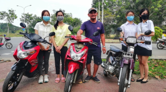 Hiệp sĩ Minh 'cô đơn' dùng tiền được ủng hộ mua xe máy cho các sinh viên nghèo