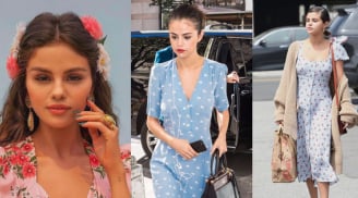 Cân nặng 'trồi sụt' thất thường nhưng Selena Gomez vẫn ghi điểm bởi trung thành với 3 kiểu váy sau 2