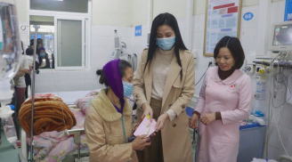 Hoa hậu Đỗ Thị Hà lo lắng khi ông nội nhập viện điều trị ngay giáp Tết