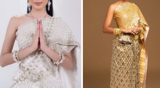 Cùng diện trang phục Thái Lan, Á hậu Ngọc Thảo và Hoa hậu H'Hen Niê có màn đụng độ gay gắt