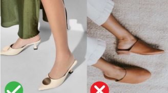 5 kiểu giày dép nàng thấp bé tránh xa, chọn sai sẽ khiến chân ngắn đi