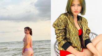 Ngọc Lan tung ảnh diện bikini 'đánh lừa' dân mạng, đến khi tiết lộ cân nặng ai nấy đều 'ngã ngửa'