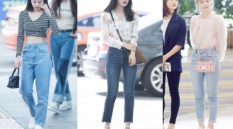 Học hỏi 'team chân ngắn' của Kpop diện quần jeans đảm bảo hack dáng lên 1m73