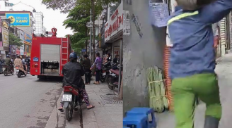 Lại thêm một vụ cháy trong ngõ nhỏ ở phố Tôn Đức Thắng, lực lượng chức năng khó tiếp cận