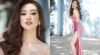 Hoa hậu Khánh Vân khoe dáng gợi cảm trước thềm Miss Universe 2020