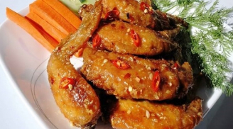 Cách làm cánh gà chiên mắm tỏi ngon hết nấc