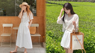 Học gái Hàn chinh phục gam màu trắng sành điệu nhất hè này auto là có ảnh đẹp