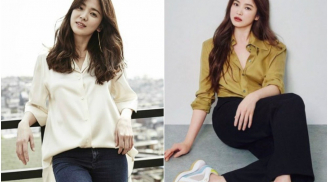Song Hye Kyo chính là 'cao thủ' diện áo sơ mi, diện toàn kiểu đơn giản mà vẫn tỏa sáng