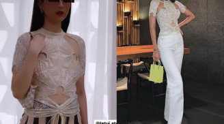 Diện cùng một mẫu áo như HH Tiểu Vy, Ngọc Trinh bỗng kém gợi cảm và lép vế hoàn toàn