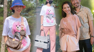 Xách túi nghìn đô, Thu Trang không ngại mix match với bộ đồ ngủ trẻ trung