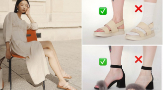 Mix tất với giày sandals tưởng cá tính mà lại dễ biến phong cách trở nên sến sẩm