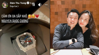 Cường Đô La gây choáng khi chi 3 tỷ mua đồng hồ dành tặng bà xã Đàm Thu Trang