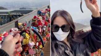 Cô gái bắt máy bay từ Mỹ về Hàn Quốc để cắt bỏ khóa tình yêu của người yêu cũ
