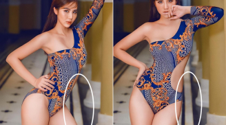 Huyền Lizzie tung ảnh bikini khoe body 'nóng' hơn thời tiết nhưng netizen lại chú ý viên gạch bị méo