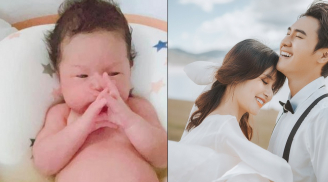 Thảo Trang lần đầu khoe con trai vừa sinh, tiết lộ luôn tên của bé